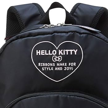 未使用　アイラブハローキティ　リュック　サンリオ　黒　ブラック 廃番】ハローキティ リュック I Love Hello Kitty☆黒☆新品